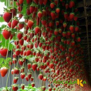 Клубника ампельная Анастасия купить по цене от 370р. в интернет-магазине «Посадика» с доставкой почтой в в Красноуфимске и по всей России – [изображение №1].